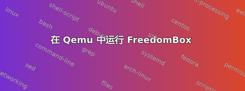 在 Qemu 中运行 FreedomBox