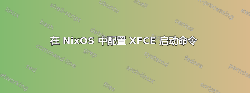 在 NixOS 中配置 XFCE 启动命令