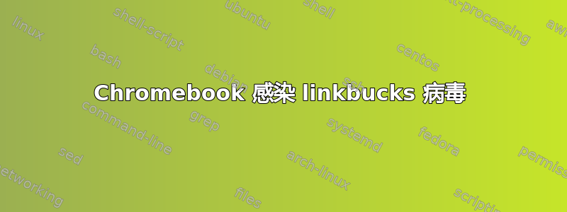 Chromebook 感染 linkbucks 病毒