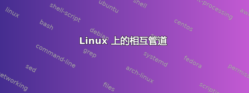 Linux 上的相互管道