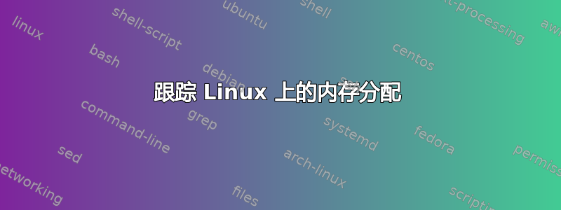 跟踪 Linux 上的内存分配