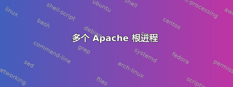 多个 Apache 根进程