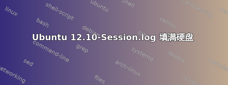 Ubuntu 12.10-Session.log 填满硬盘