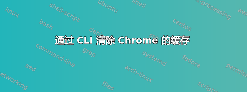 通过 CLI 清除 Chrome 的缓存