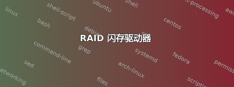 RAID 闪存驱动器