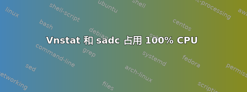 Vnstat 和 sadc 占用 100% CPU