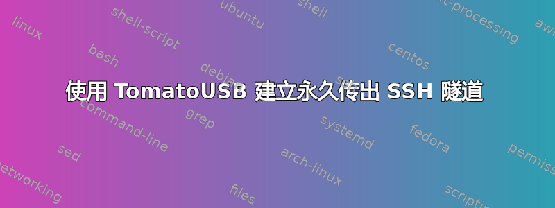 使用 TomatoUSB 建立永久传出 SSH 隧道