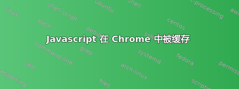 Javascript 在 Chrome 中被缓存