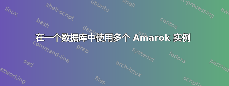 在一个数据库中使用多个 Amarok 实例