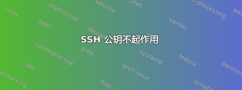 SSH 公钥不起作用