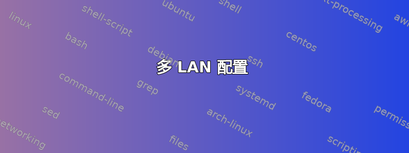 多 LAN 配置