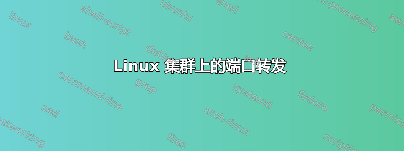 Linux 集群上的端口转发