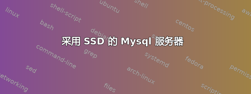 采用 SSD 的 Mysql 服务器 