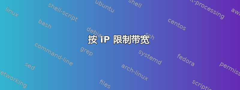 按 IP 限制带宽