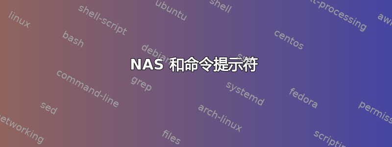 NAS 和命令提示符