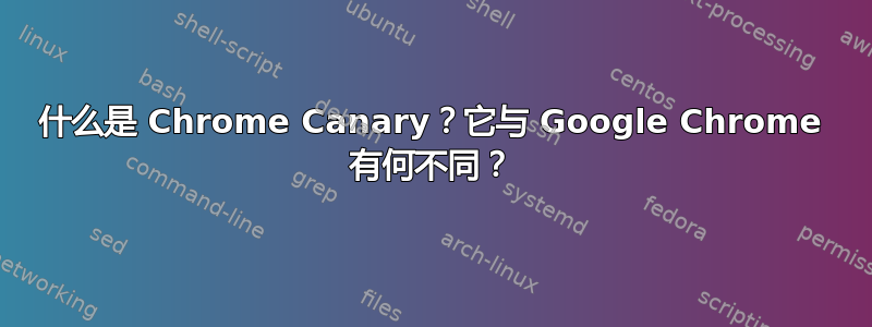 什么是 Chrome Canary？它与 Google Chrome 有何不同？