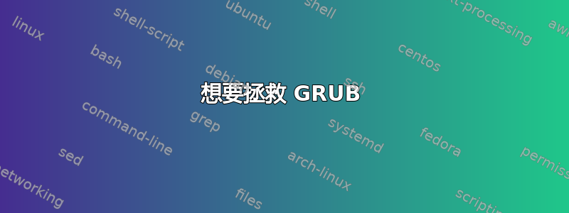 想要拯救 GRUB