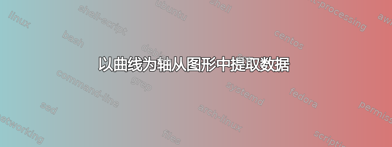 以曲线为轴从图形中提取数据