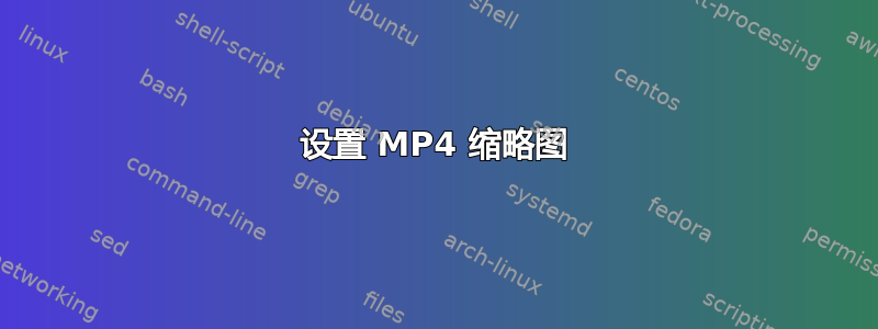 设置 MP4 缩略图