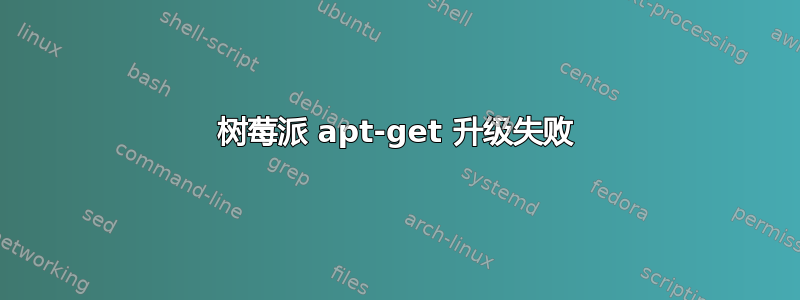 树莓派 apt-get 升级失败