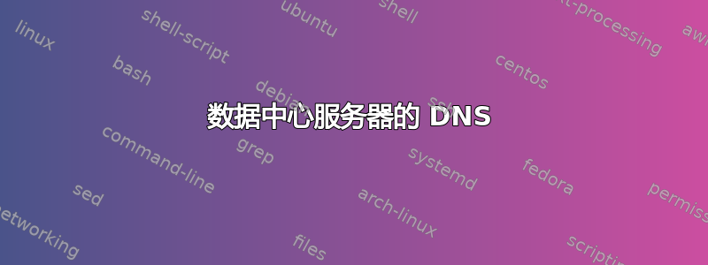 数据中心服务器的 DNS