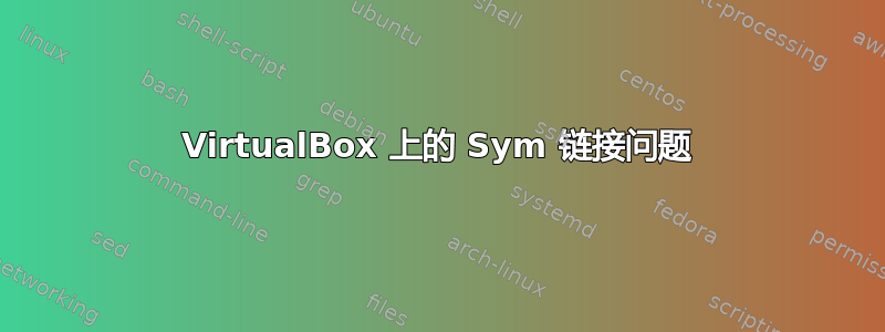 VirtualBox 上的 Sym 链接问题