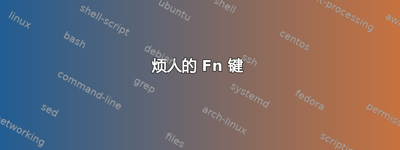 烦人的 Fn 键