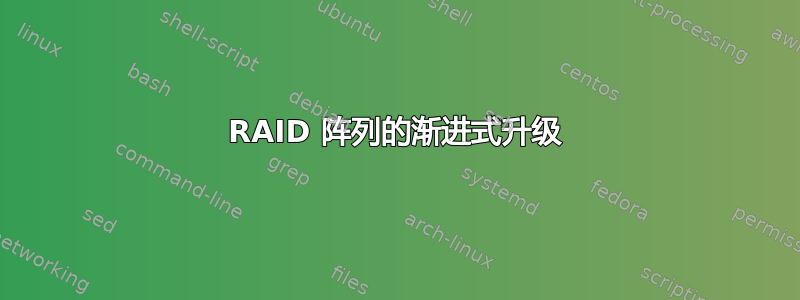 RAID 阵列的渐进式升级