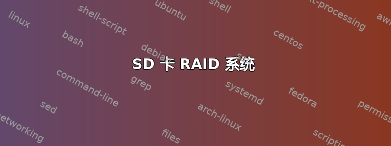 SD 卡 RAID 系统