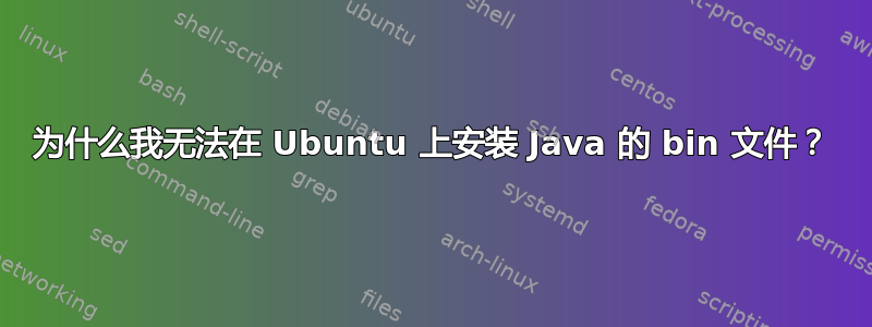 为什么我无法在 Ubuntu 上安装 Java 的 bin 文件？