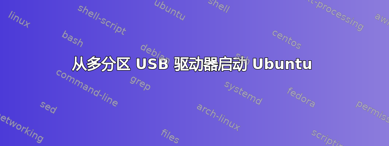 从多分区 USB 驱动器启动 Ubuntu