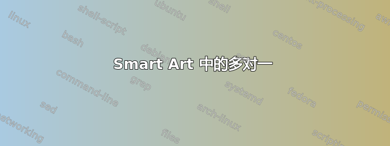 Smart Art 中的多对一