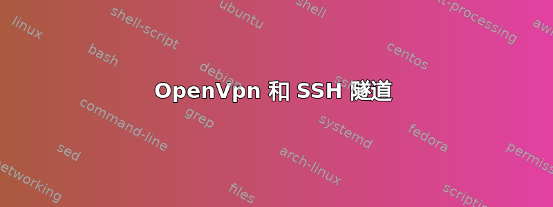 OpenVpn 和 SSH 隧道