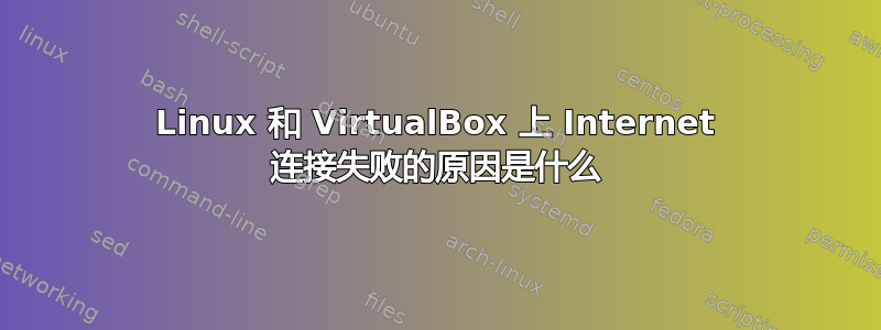 Linux 和 VirtualBox 上 Internet 连接失败的原因是什么