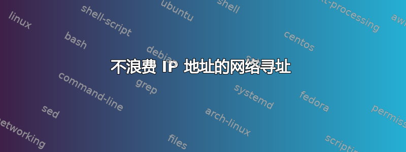 不浪费 IP 地址的网络寻址