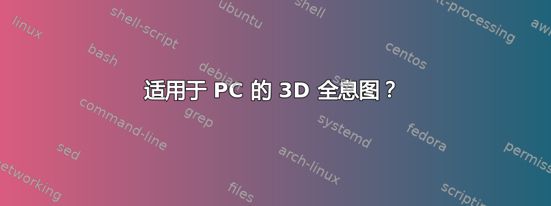 适用于 PC 的 3D 全息图？