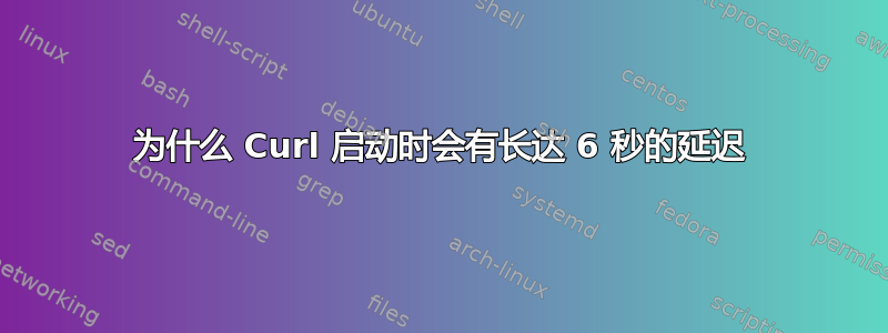 为什么 Curl 启动时会有长达 6 秒的延迟