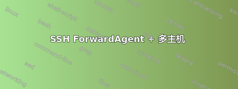 SSH ForwardAgent + 多主机