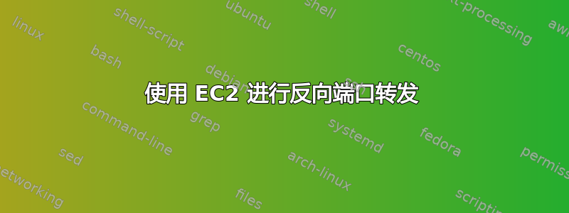 使用 EC2 进行反向端口转发