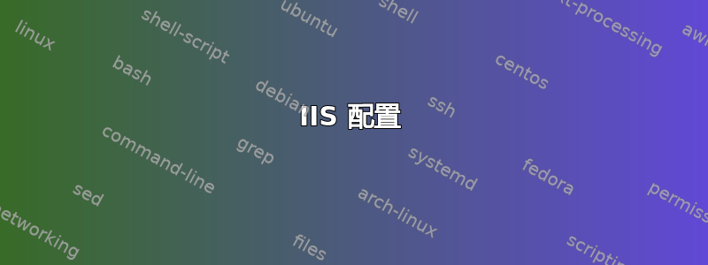 IIS 配置