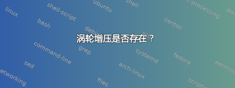 涡轮增压是否存在？