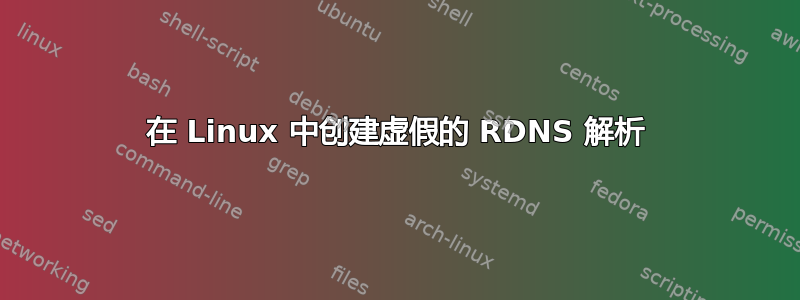 在 Linux 中创建虚假的 RDNS 解析