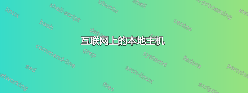 互联网上的本地主机