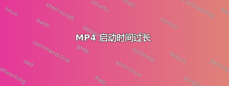 MP4 启动时间过长