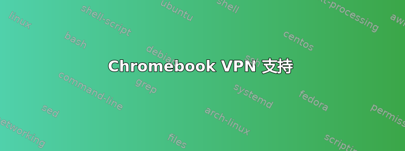 Chromebook VPN 支持