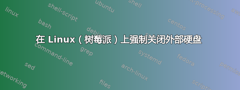 在 Linux（树莓派）上强制关闭外部硬盘