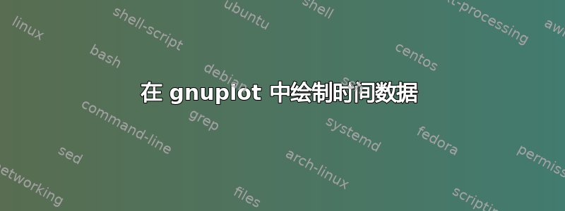 在 gnuplot 中绘制时间数据