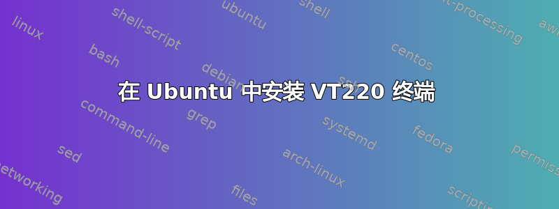 在 Ubuntu 中安装 VT220 终端