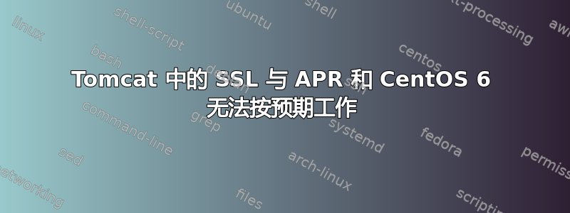 Tomcat 中的 SSL 与 APR 和 CentOS 6 无法按预期工作