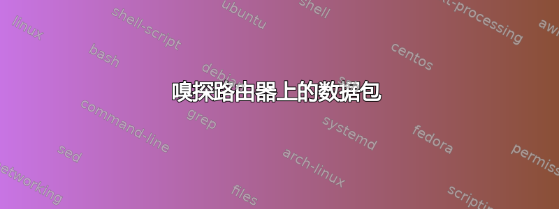 嗅探路由器上的数据包